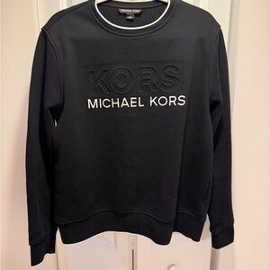 Michael Kors Black Logo Crewneck Sweatshirt Men’s Size L